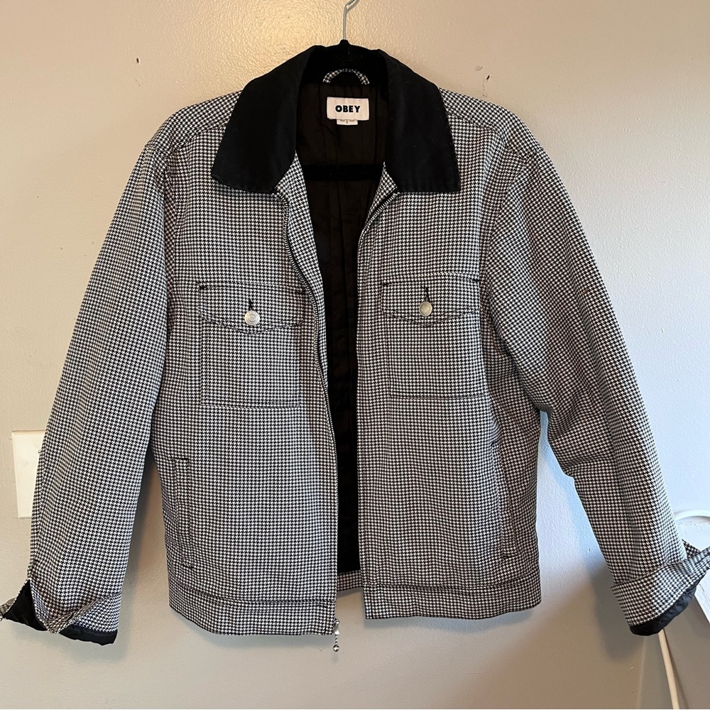 Obey Men's Patterned Workwear Jacket